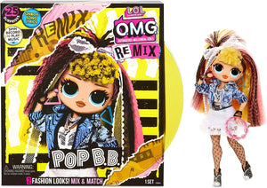 LOL Surprise OMG Remix Pop B.B. Doll with Extra Outfit and 25 Surprises