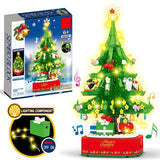 Spinning Light-Up Christmas Tree Music Box