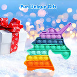 Rainbow Unicorn Fidget Pop It Toy