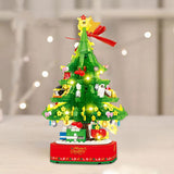Spinning Light-Up Christmas Tree Music Box