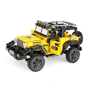Yellow Off-Road Adventure 4x4 Jeep