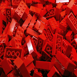 Red LEGO Bricks by the Pound